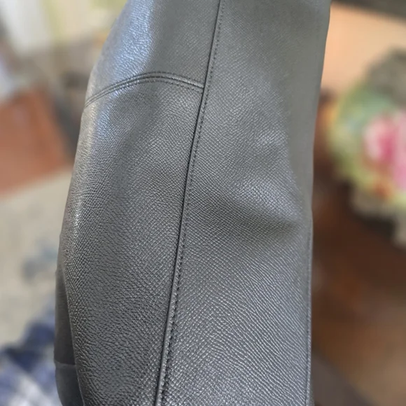 Coach Black Leather Tote Bag - Picture 3 of 11